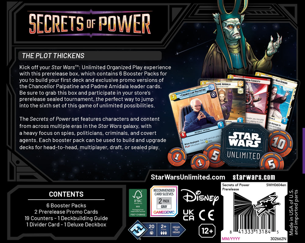 Star Wars Unlimited Secrets of Power Prerelease Kit