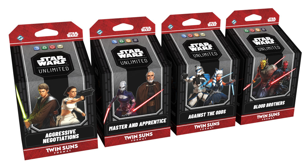 Star Wars Unlimited Twin Suns Decks - Set of 4