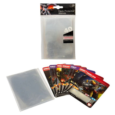 Ultra Pro Oversized Top Loading Deck Protector Sleeves 40ct - Clear