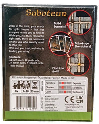 Saboteur Card Game