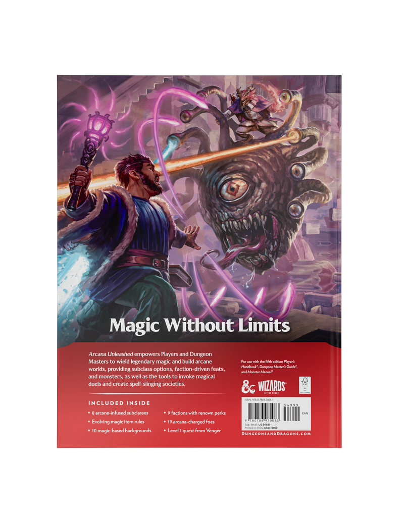 D&D  Arcana Unleashed Hardcover (Preorder)