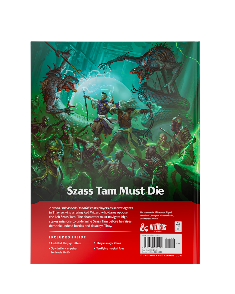 D&D Arcana Unleashed Deadfall Hardcover