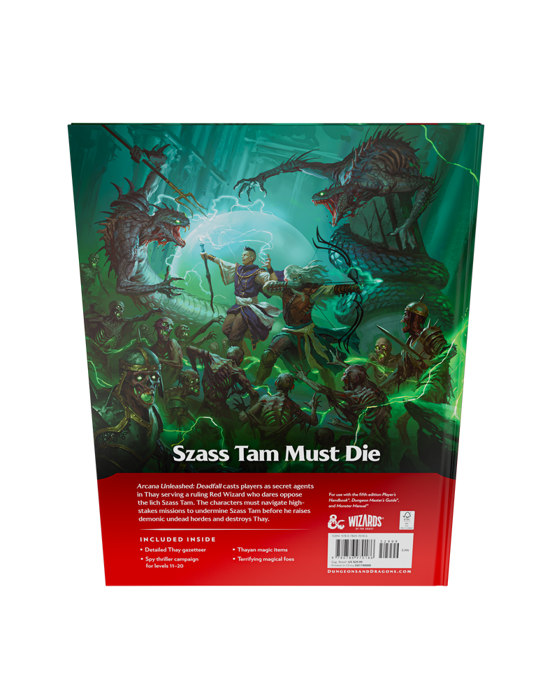 D&D Arcana Unleashed Deadfall Hardcover