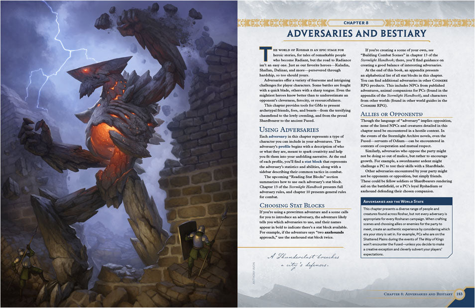 Cosmere RPG Stormlight World Guide