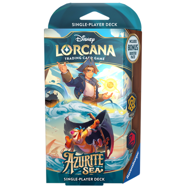 Disney Lorcana TCG Azurite Sea Starter Deck: Amber & Ruby (Preorder)