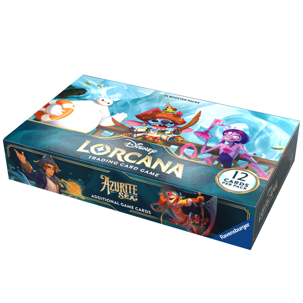 Disney Lorcana TCG Azurite Sea Booster Box (Preorder)