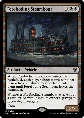 Foreboding Steamboat [Murders at Karlov Manor Commander]