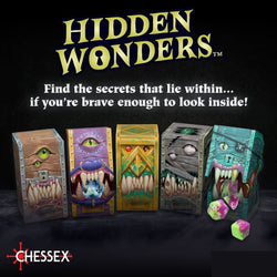 Chessex Dice: Hidden Wonders Mimic Box Polyhedral Set