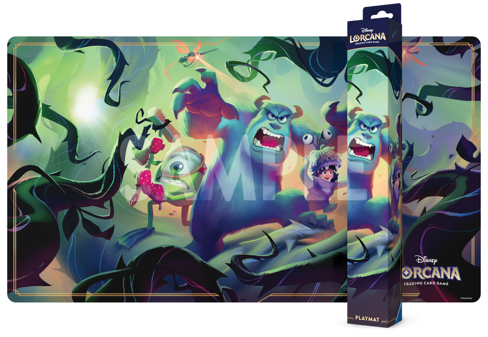 Disney Lorcana TCG: Attack of the Vine Playmat - Mike Wazowski, Sulley, and Boo (Preorder)