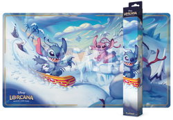 Disney Lorcana TCG Hyperia City Stitch & Angel Playmat