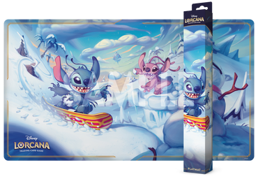 Disney Lorcana TCG Hyperia City Stitch & Angel Playmat