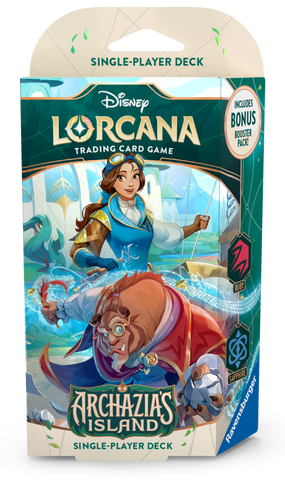 Disney Lorcana TCG Archazia’s Island Starter Deck Ruby & Sapphire (Preorder)