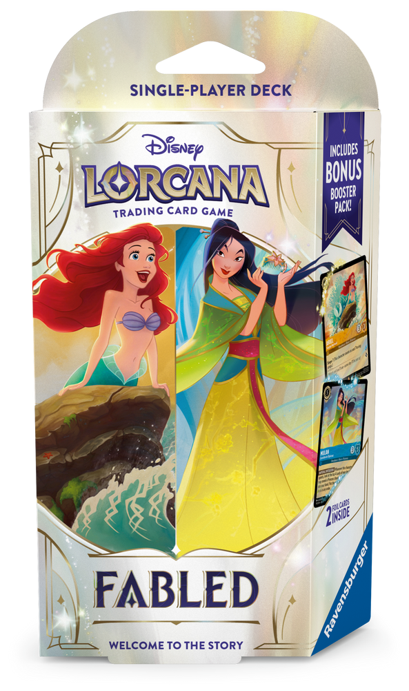 Disney Lorcana TCG Fabled Starter Deck Amber & Sapphire