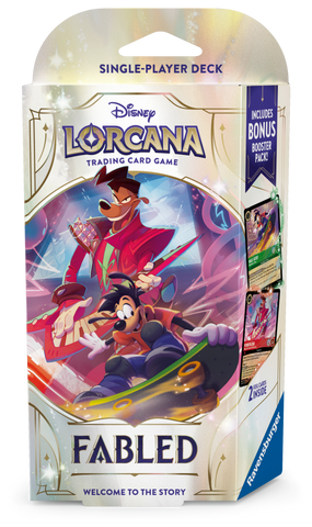 Disney Lorcana TCG Fabled Starter Deck Emerald & Ruby (Preorder)