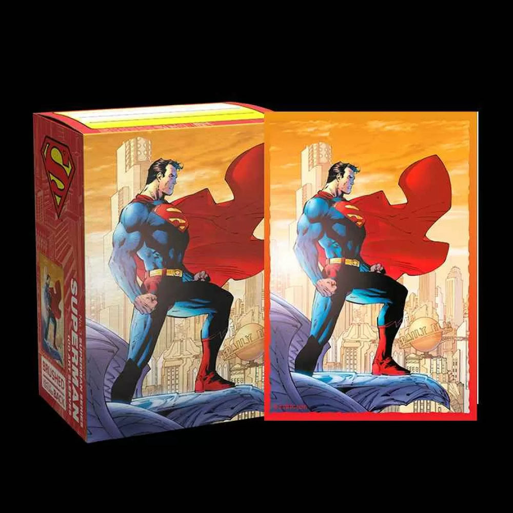 Dragon Shield Brushed Art Sleeves Superman 2 100ct