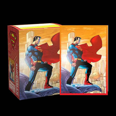 Dragon Shield Brushed Art Sleeves Superman 2 100ct