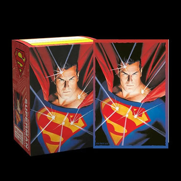 Dragon Shield Brushed Art Sleeves Superman 1 100ct