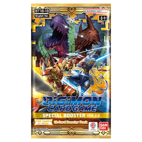 Digimon Card Game: Special Booster Version 2.0 BT18-19 Booster Pack (In-store Only) (Preorder)