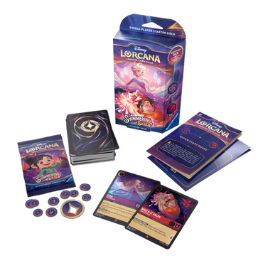 Disney Lorcana TCG: Shimmering Skies Starter Deck -Amethyst Ruby