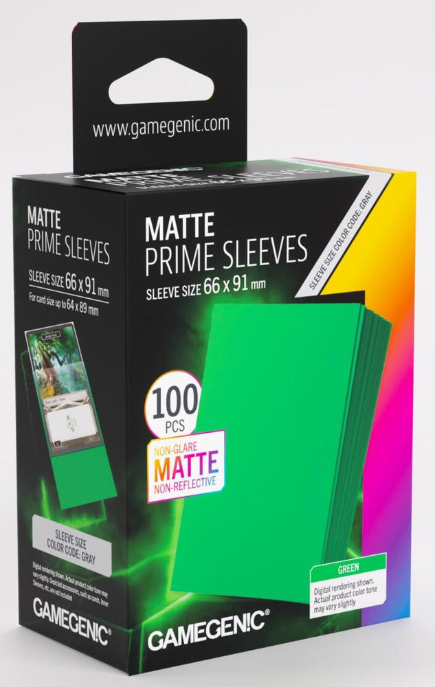 Gamegenic Standard Size Matte Prime Card Sleeves 100ct
