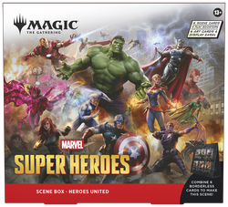 Magic Marvel Super Heroes Scene Box