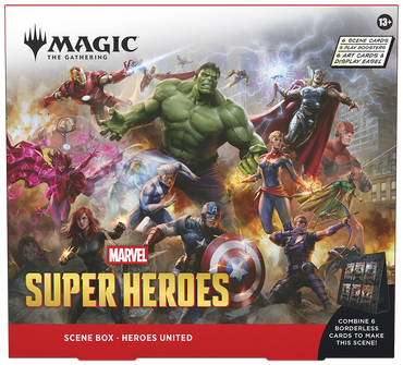 Magic Marvel Super Heroes Scene Box