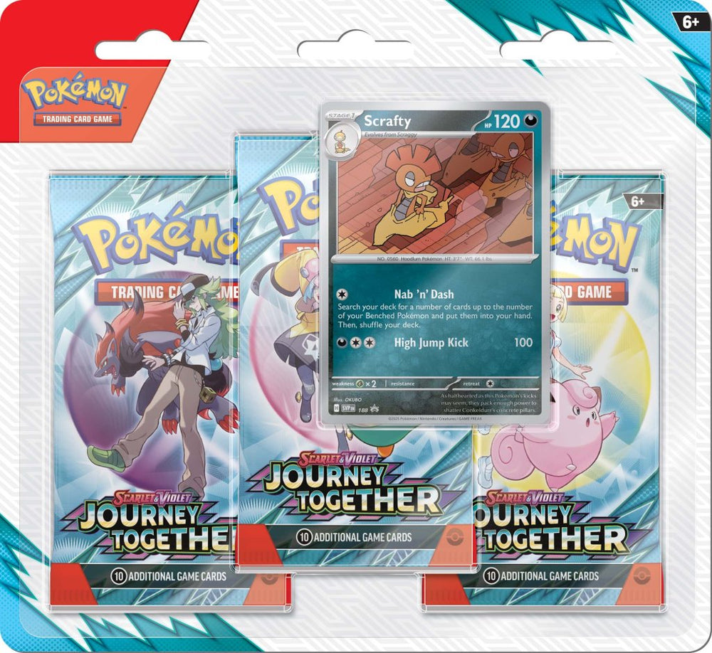 Pokemon Journey Together Three Booster Blister (Chosen at Random)
