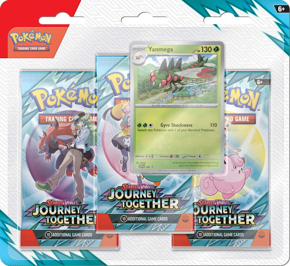 Pokemon Journey Together Three Booster Blister (Chosen at Random)