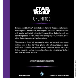 Star Wars Unlimited Secrets of Power Carbonite Booster Box (Preorder)