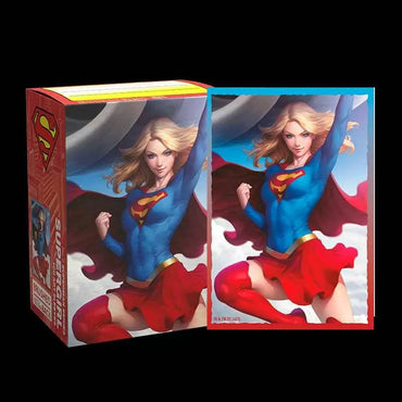 Dragon Shield Brushed Art Sleeves Supergirl 100ct