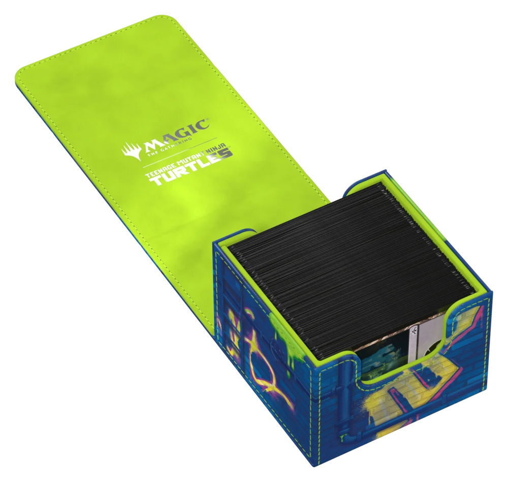 Ultimate Guard Deck Box – XenoSkin Sidewinder 133+ – MTG: TMNT – Sewer Walls