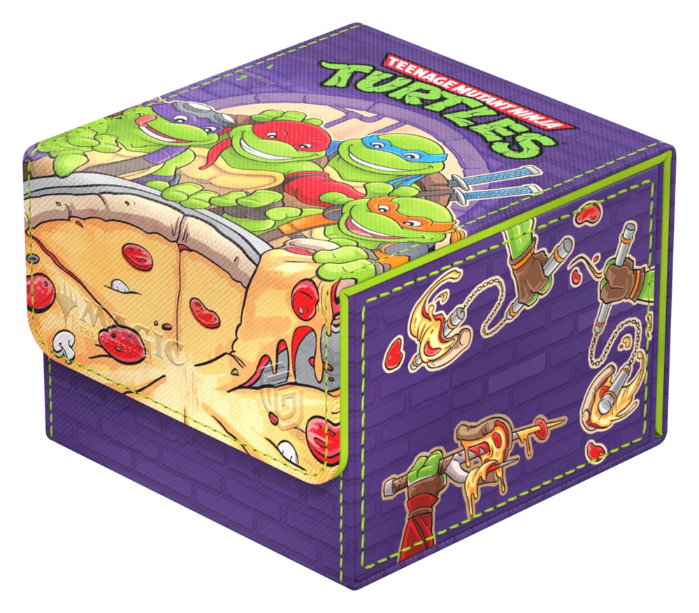 Ultimate Guard Deck Box – XenoSkin Sidewinder 133+ – MTG: TMNT – Pizza Box