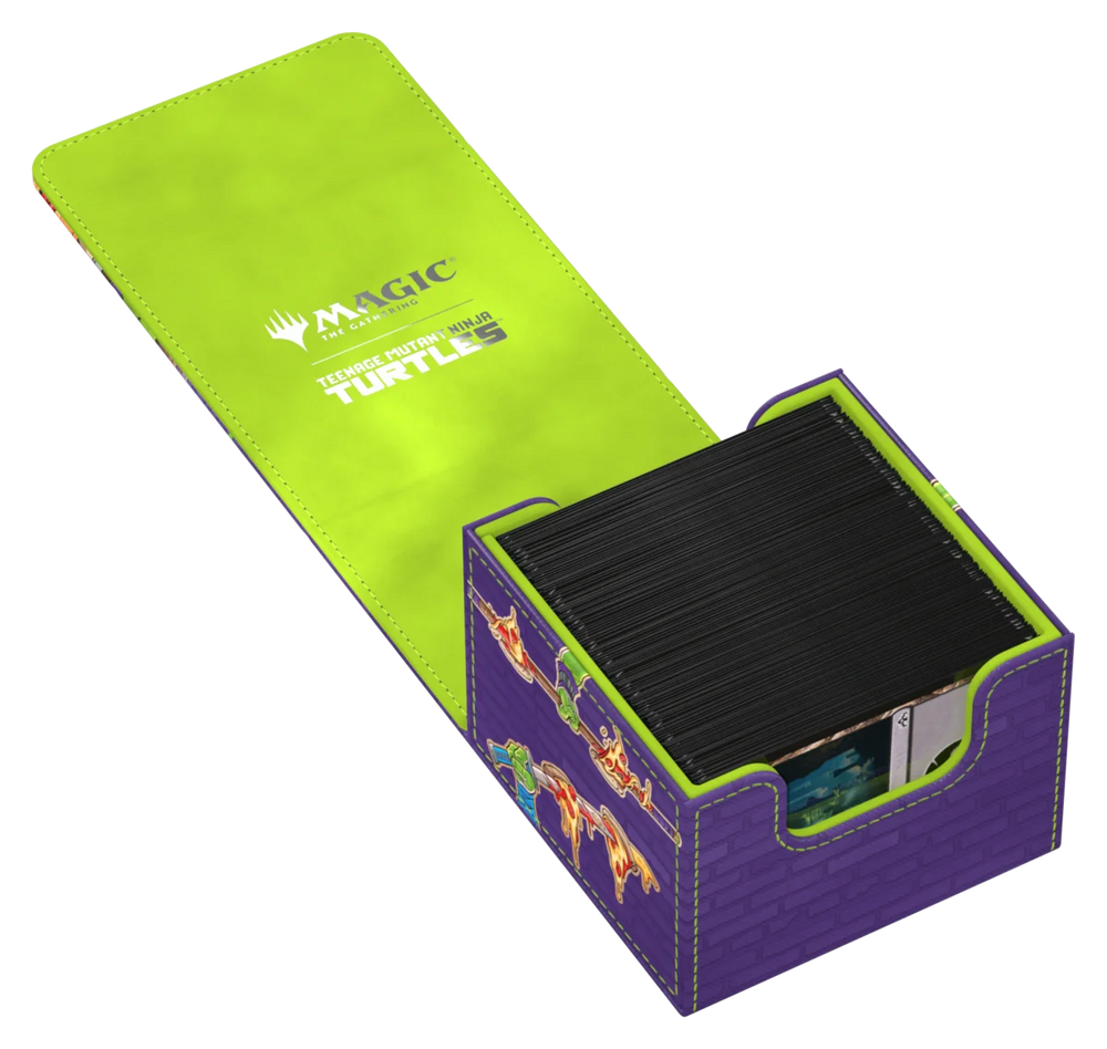 Ultimate Guard Deck Box – XenoSkin Sidewinder 133+ – MTG: TMNT – Pizza Box