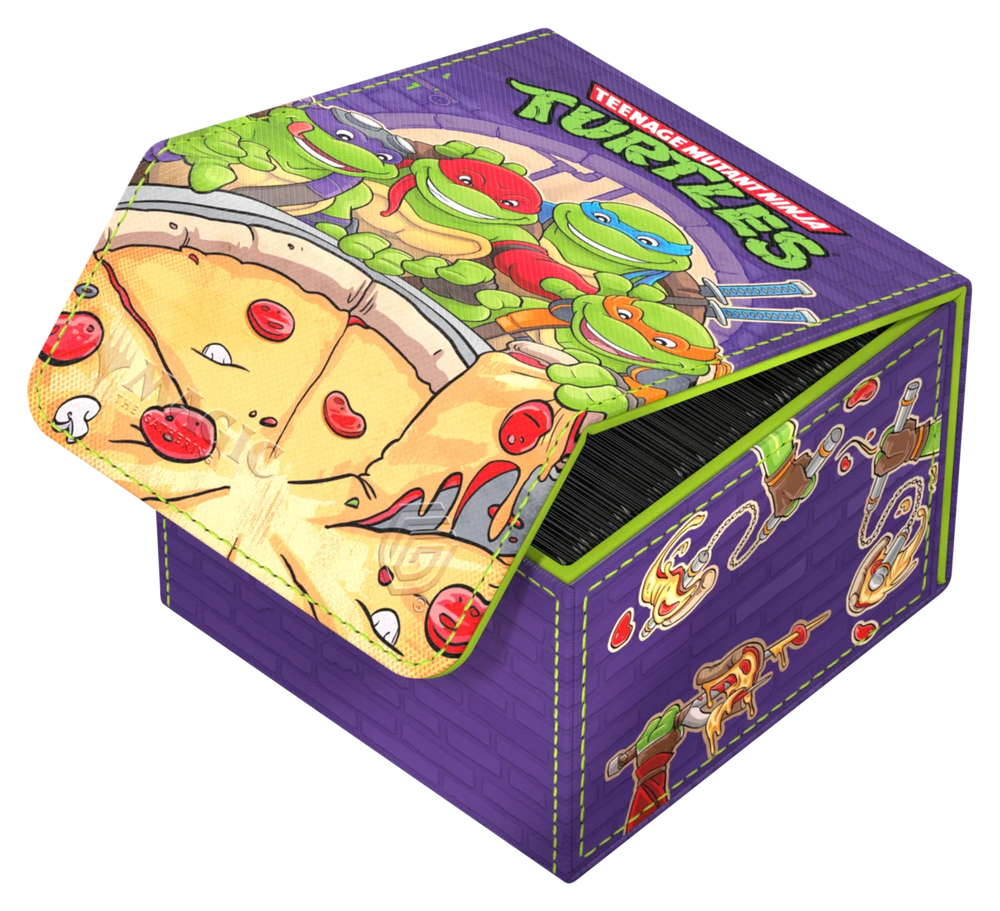 Ultimate Guard Deck Box – XenoSkin Sidewinder 133+ – MTG: TMNT – Pizza Box