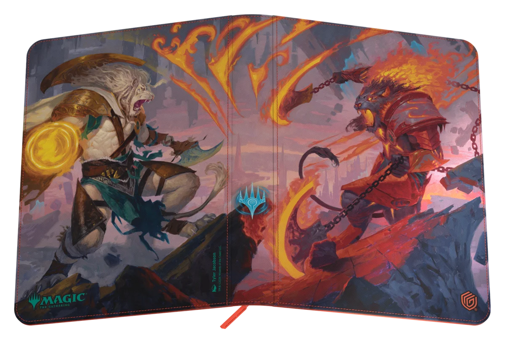 Ultimate Guard Portfolio – XenoSkin Zipfolio 360 – MTG: Reality Fracture: Ajani Resolute / Ajani Unrelenting