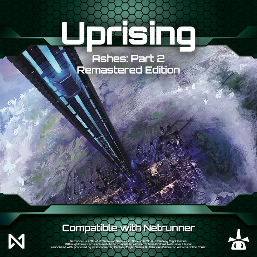 Uprising: Ashes Part 2 Remastered Edition Expansion (Compatible with Netrunner)