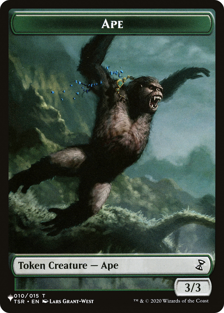 Faerie Rogue // Ape Double-Sided Token [The List]