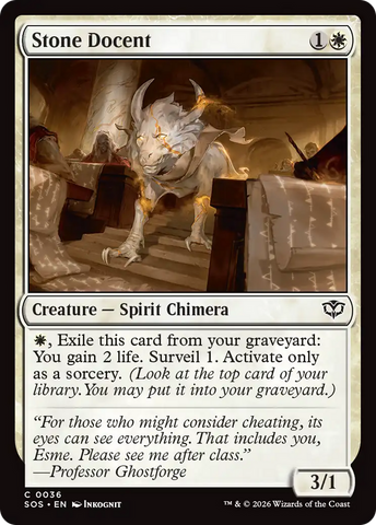 Stone Docent [Secrets of Strixhaven]