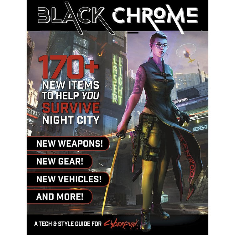 Cyberpunk Red Black Chrome