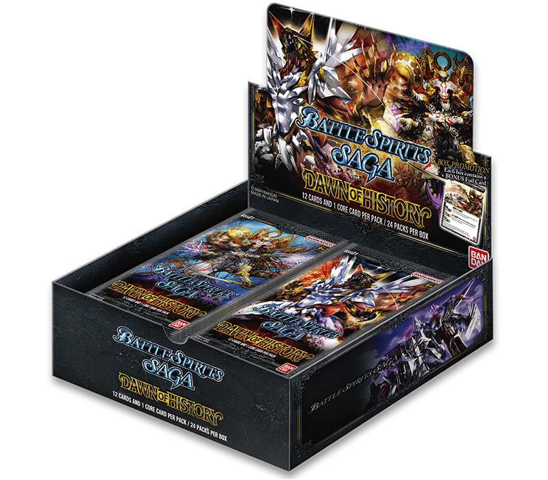 Battle Spirits Saga Card Game Set 01 Dawn of History Booster Box