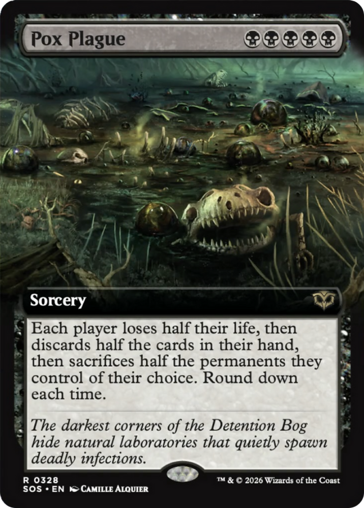 Pox Plague (Extended Art) [Secrets of Strixhaven]