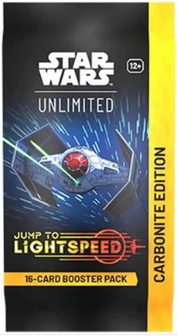 Star Wars Unlimited Jump to Lightspeed Carbonite Booster Pack