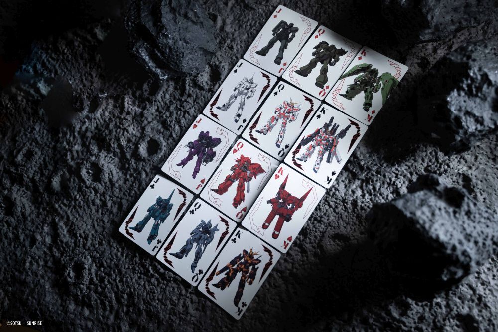 Bicycle Gundam Unicorn Playing Cards