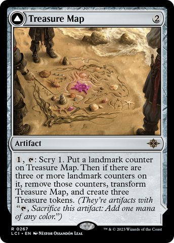 Treasure Map // Treasure Cove [The Lost Caverns of Ixalan]