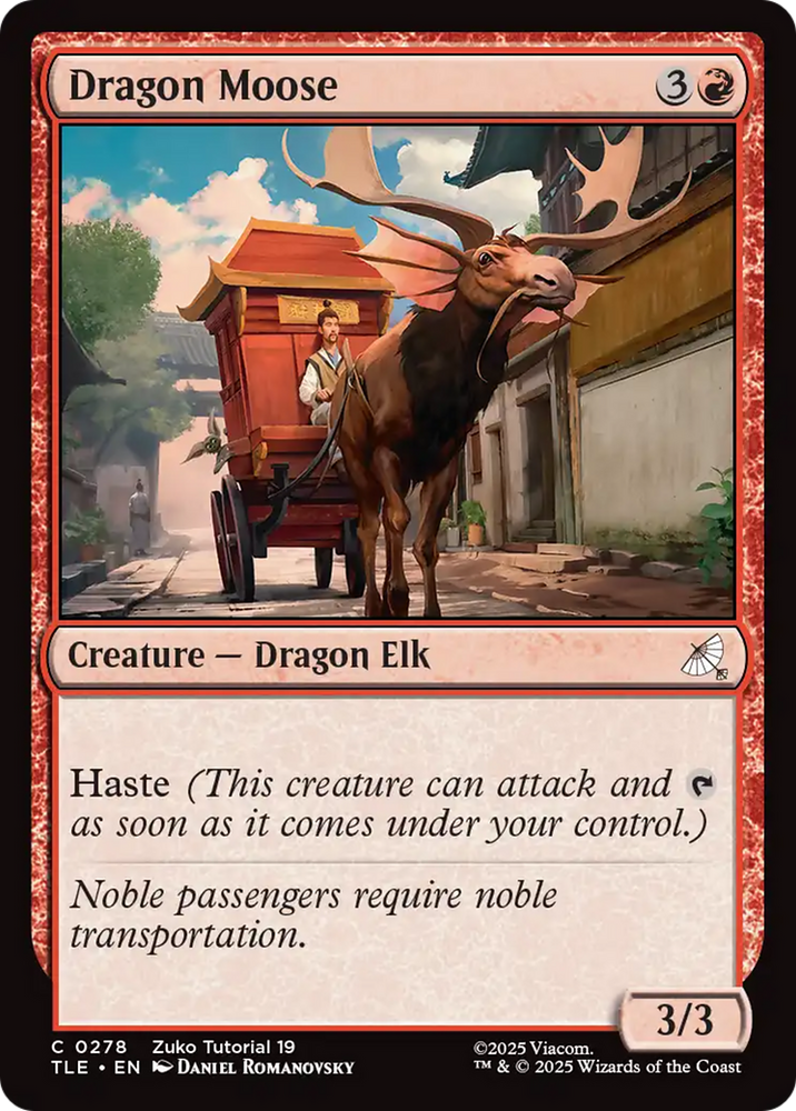 Dragon Moose (0278) [Avatar: The Last Airbender: Eternal-Legal]