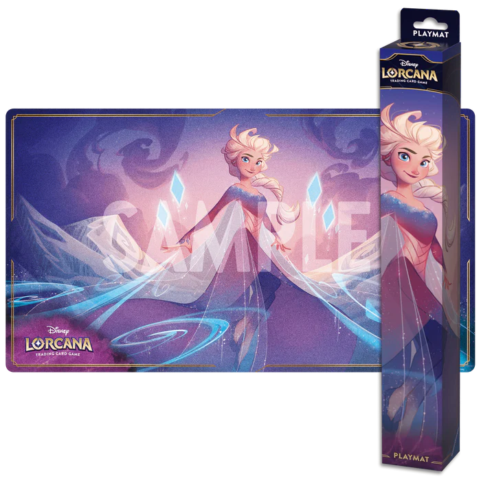 Disney Lorcana Azurite Sea Playmat: Elsa, The Fifth Spirit