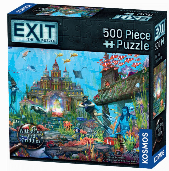 Exit the Game The Key to Atlantis - Game and Puzzle