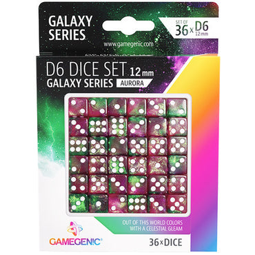 Gamegenic Galaxy Series - Aurora - D6 Dice Set 12mm