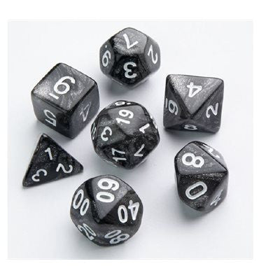 Gamegenic Galaxy Series - Moon - RPG Dice Set