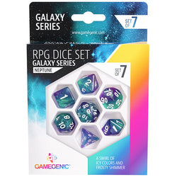 Gamegenic Galaxy Series - Neptune - RPG Dice Set